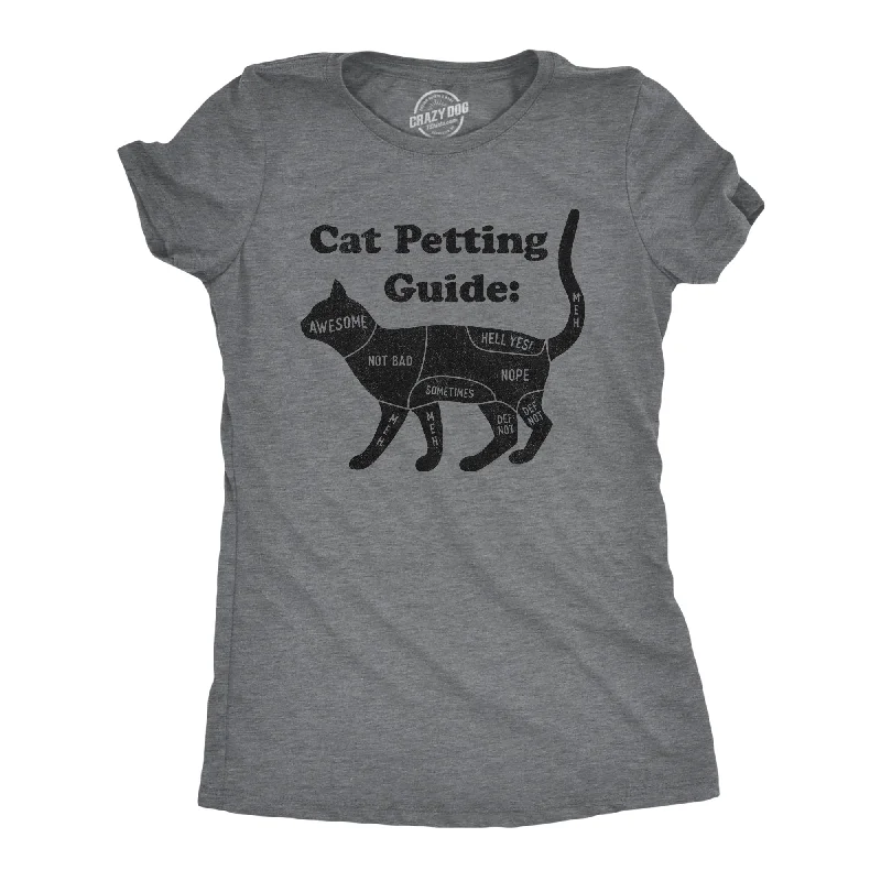 Factory Direct Sale Cat Petting Guide Women's T Shirt