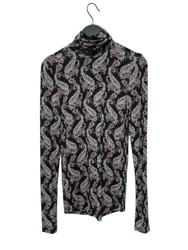 Discount Mania ISABEL MARANT/LS T-Shirt/36/Paisley/Polyester/BLK/
