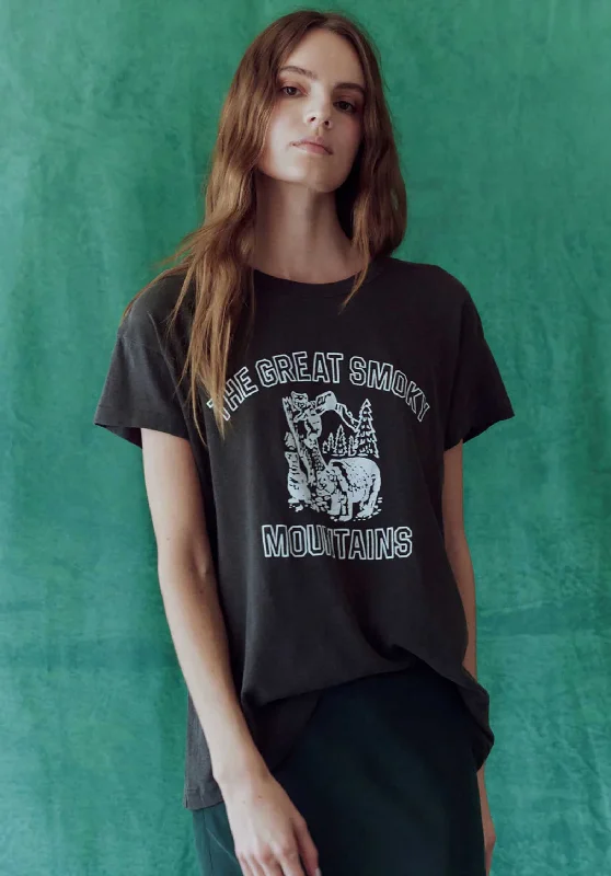 Take Advantage Tshirt T209002gsm Boxy Crew Mounta Washed-Black