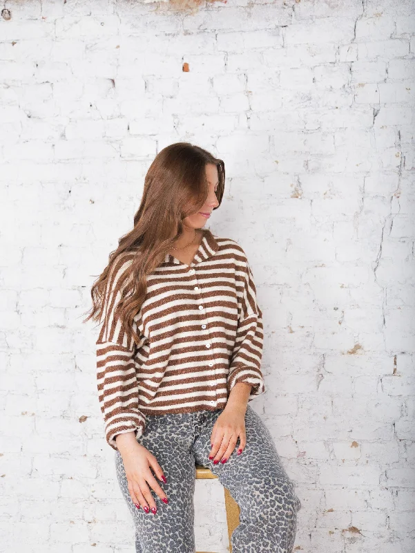 Weekend Savings Spree Roma Striped Cardigan