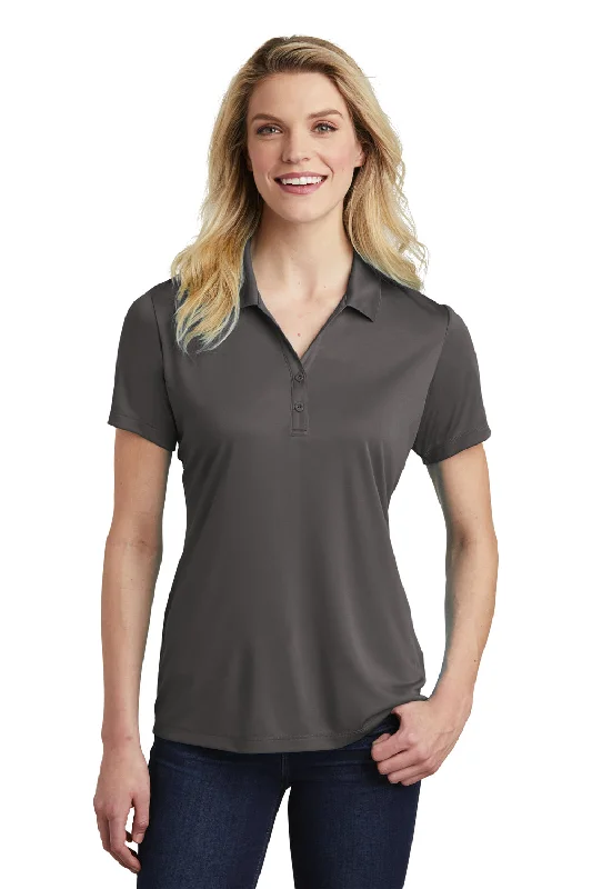 Weekend Deals That Wow Sport-Tek Womens Competitor Moisture Wicking Short Sleeve Polo Shirt - Iron Grey Weekend Deals That Wow Sport-Tek Womens Competitor Moisture Wicking Short Sleeve Polo Shirt - Iron Grey