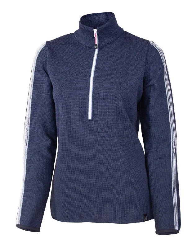 Instant Discount LINDSEY HALF ZIP  — STEELBLUE
