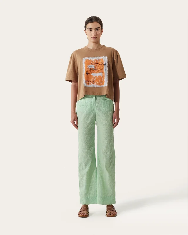 Weekend Offers That Sizzle Quinn T-Shirt Organic Cotton Jersey Beige