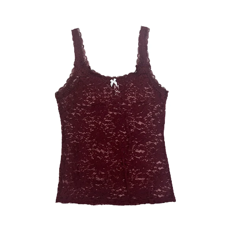 Online Only Sheer Lace Tank Top