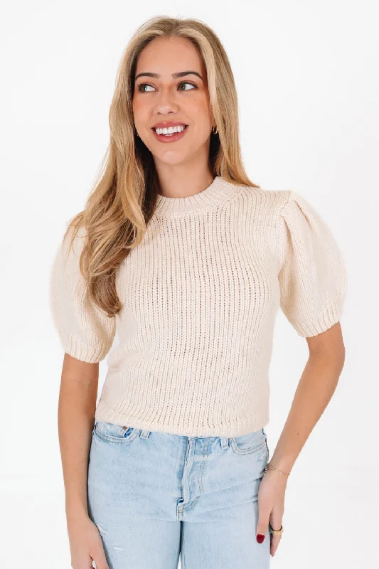 Early Access The Perfect Classic Sweater - Cream