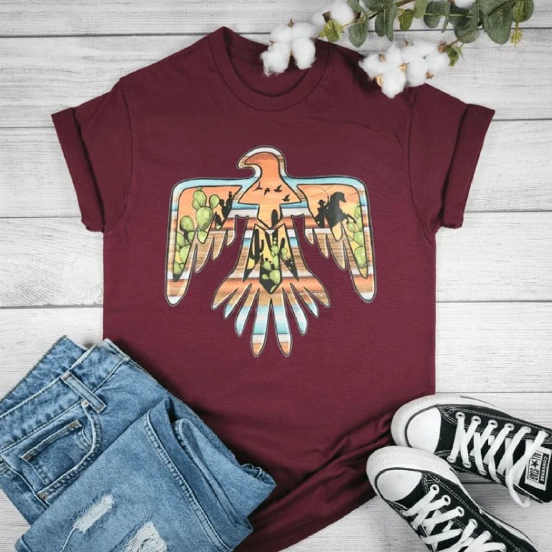 Bargain Prices Thunderbird Sunset Graphic T-shirt