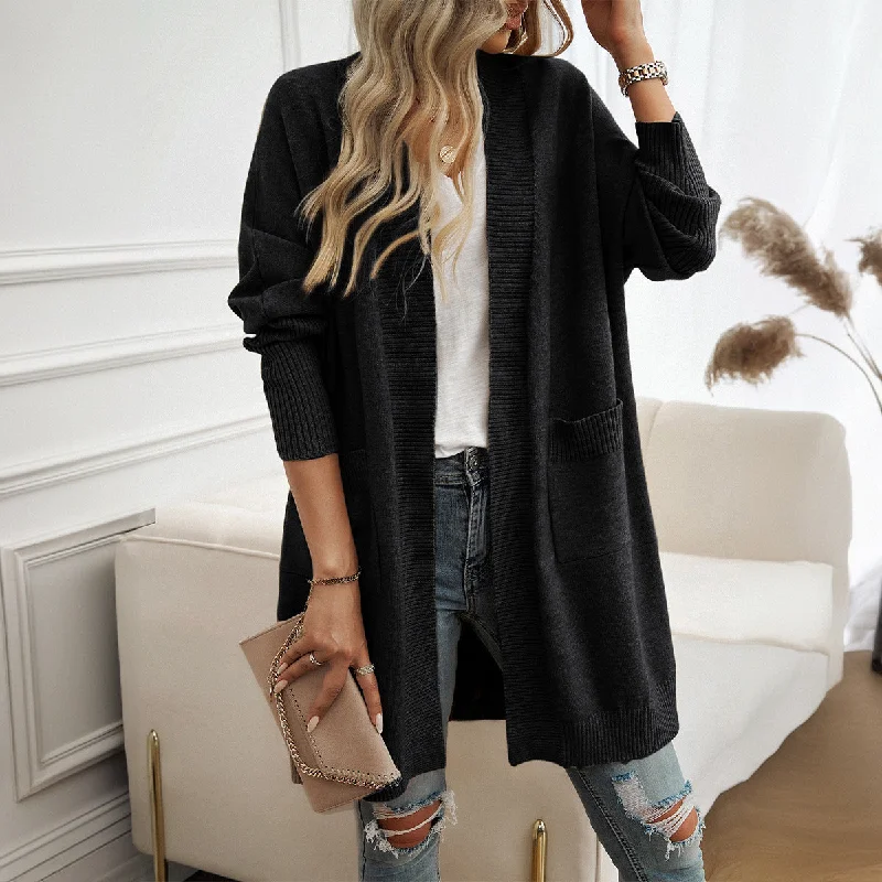 Final Clearance Fall And Winter Batwing Sleeve Cardigan Solid Color Sweater Jackets Wholesale Womens Clothing N3824073100081 Final Clearance Fall And Winter Batwing Sleeve Cardigan Solid Color Sweater Jackets Wholesale Womens Clothing N3824073100081