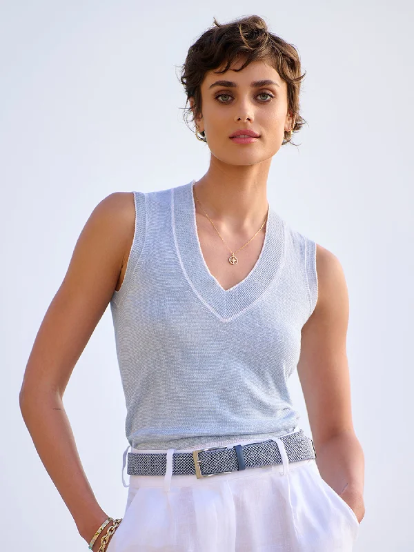 Buy Now Sleeveless Knit Top