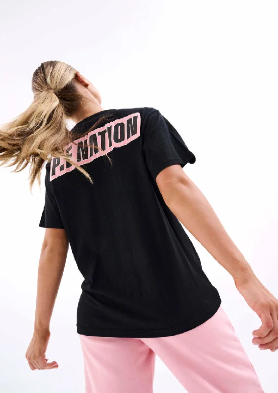 Weekend Discounts to Enjoy Tshirt 23pe2t294 Main Draw Tee Black