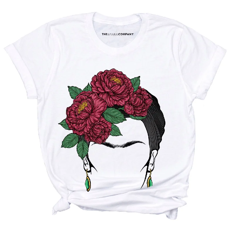 Weekend Savings Galore Frida Portrait Feminist T-Shirt