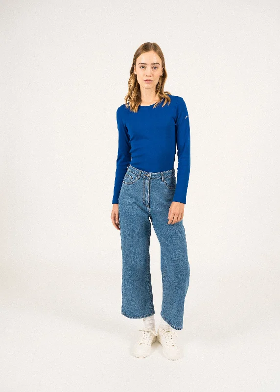 Weekend Discounts to Delight T-shirt manches longues Celina - col rond, en coton uni (GITANE)