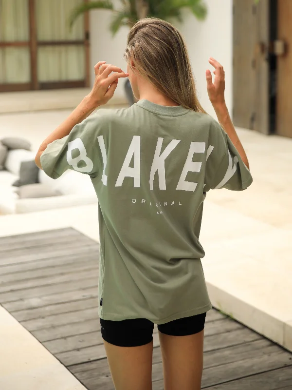 YEAR-End Sale Isabel Oversized T-Shirt - Olive