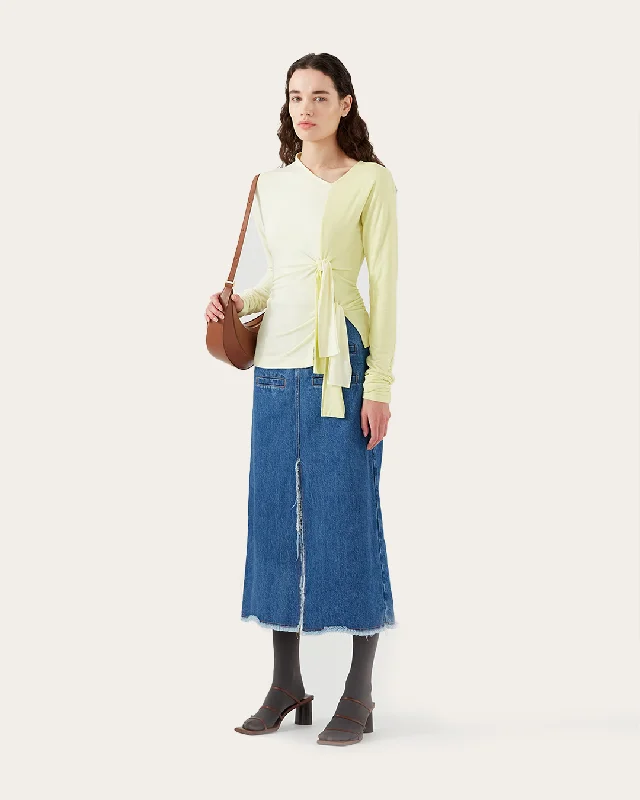 While Supplies Last Analyn Top Tencel Blend Jersey Yellow
